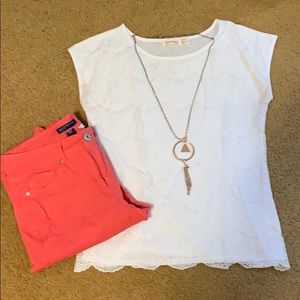 White Lace Top